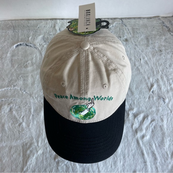 Rick and Morty Peace Among Worlds 2-Tone Cap - BoxLunch Exclusive New - Picture 12 of 14